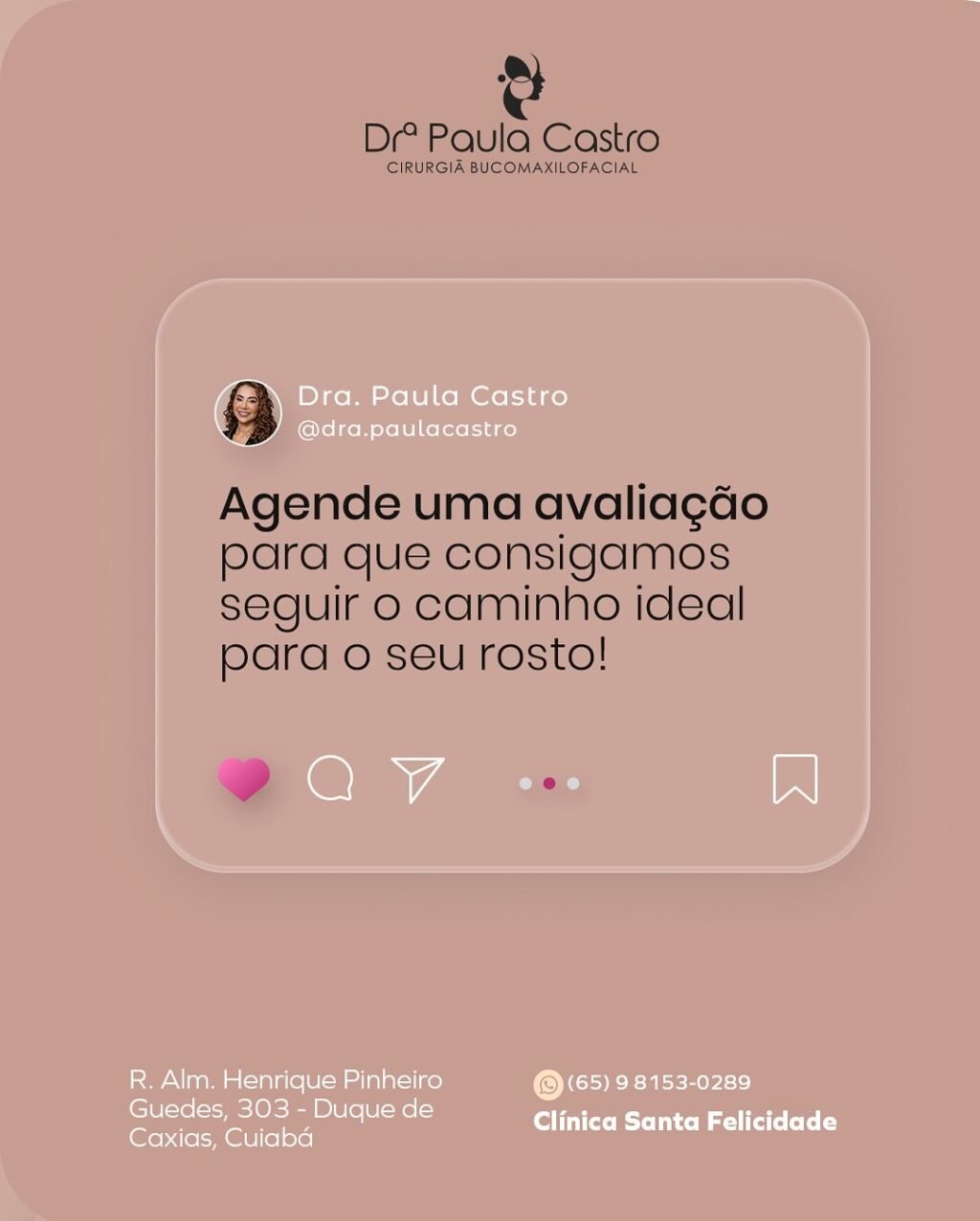 Instagram post from dra.paulacastro. This post is in position 3.